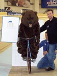 bear on bike