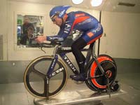 Lance Armstrong at U of W wind tunnel
