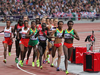 Women's 1500m final London 2012
